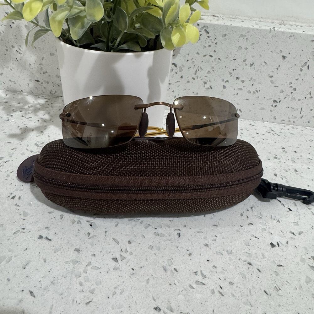 Maui Jim Lighthouse sunglasses Rootbeer Frame DG